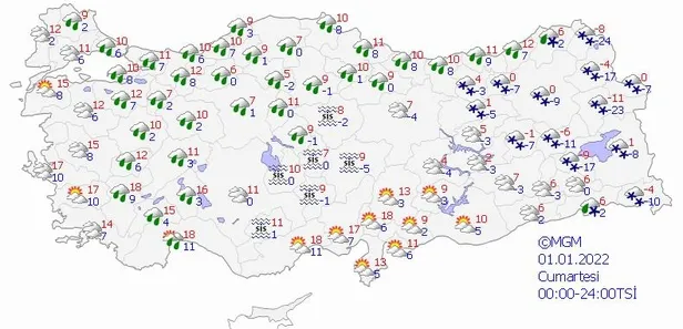 Yeni yıl karla geldi, o illere yılın ilk karı düştü! 1 Ocak 2022 hangi illerde kar yağışı var?-8