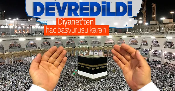 Son dakika! Diyanet'ten hac başvurusu kararı