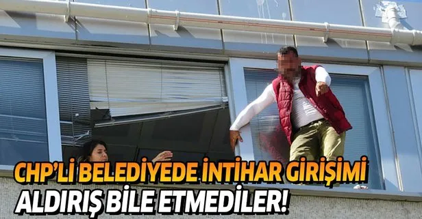 CHP'li belediyede intihar girişimi