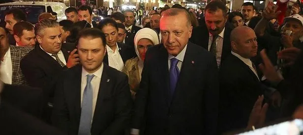 Başkan Erdoğan’a coşkulu karşılama