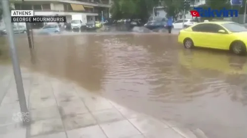 Yunanistan’da sel felaketi