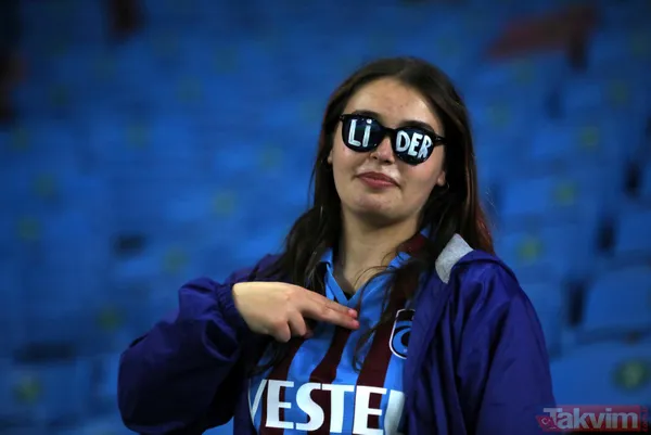 Lider Trabzon'a taraftarından tam destek! Trabzonspor - Gaziantep FK maçından renkli görüntüler... - 7