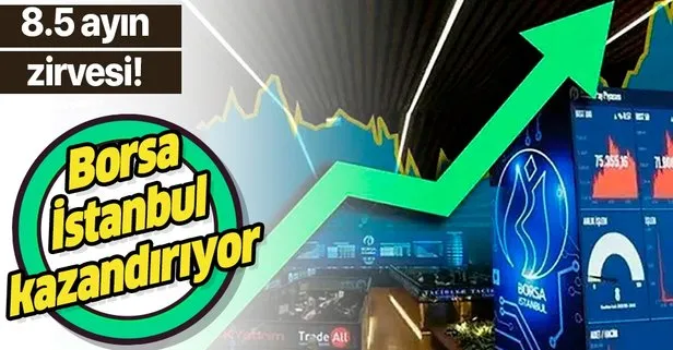 Borsa İstanbul’da BIST 100 endeksi 8,5 ayın en yüksek kapanışını gerçekleştirdi