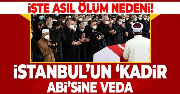 Eski İBB Başkanı Kadir Topbaş’a veda!