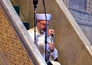 Diyanet İşleri Başkanı Ali Erbaştan kılıçlı hutbe açıklaması: Fethin sembolü olan camilerde bu bir gelenek