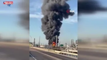ABD’de petrol rafinerisinde dev patlama