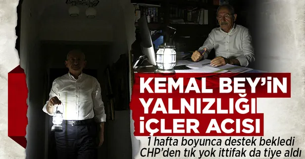 Kılıçdaroğlu karanlıkta oturduğuyla kaldı! Elektrik şovuna tek bir CHP'li destek vermediği gibi ittifak ortakları da tiye aldı