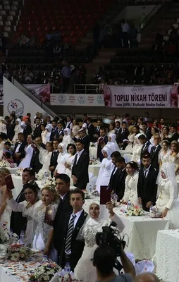 Gaziantep'te 300 çift birden 'evet' dedi