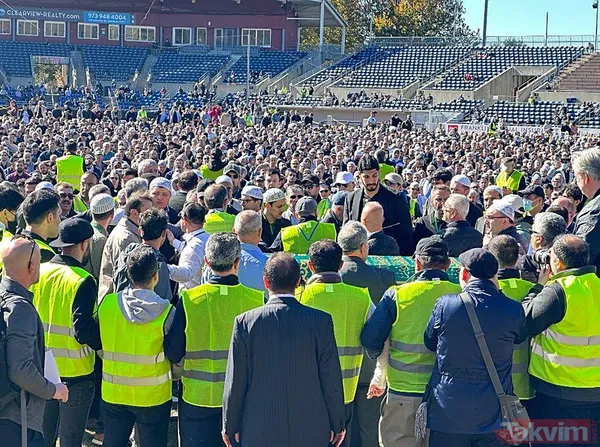 Amerikan uşağı Fetullah Gülen gömüldü! İtiraf geldi: Amerikan kültürüne göre gömdük | Stadyum dolusu haşhaşi... Maskeliler kim çıktı? - 7
