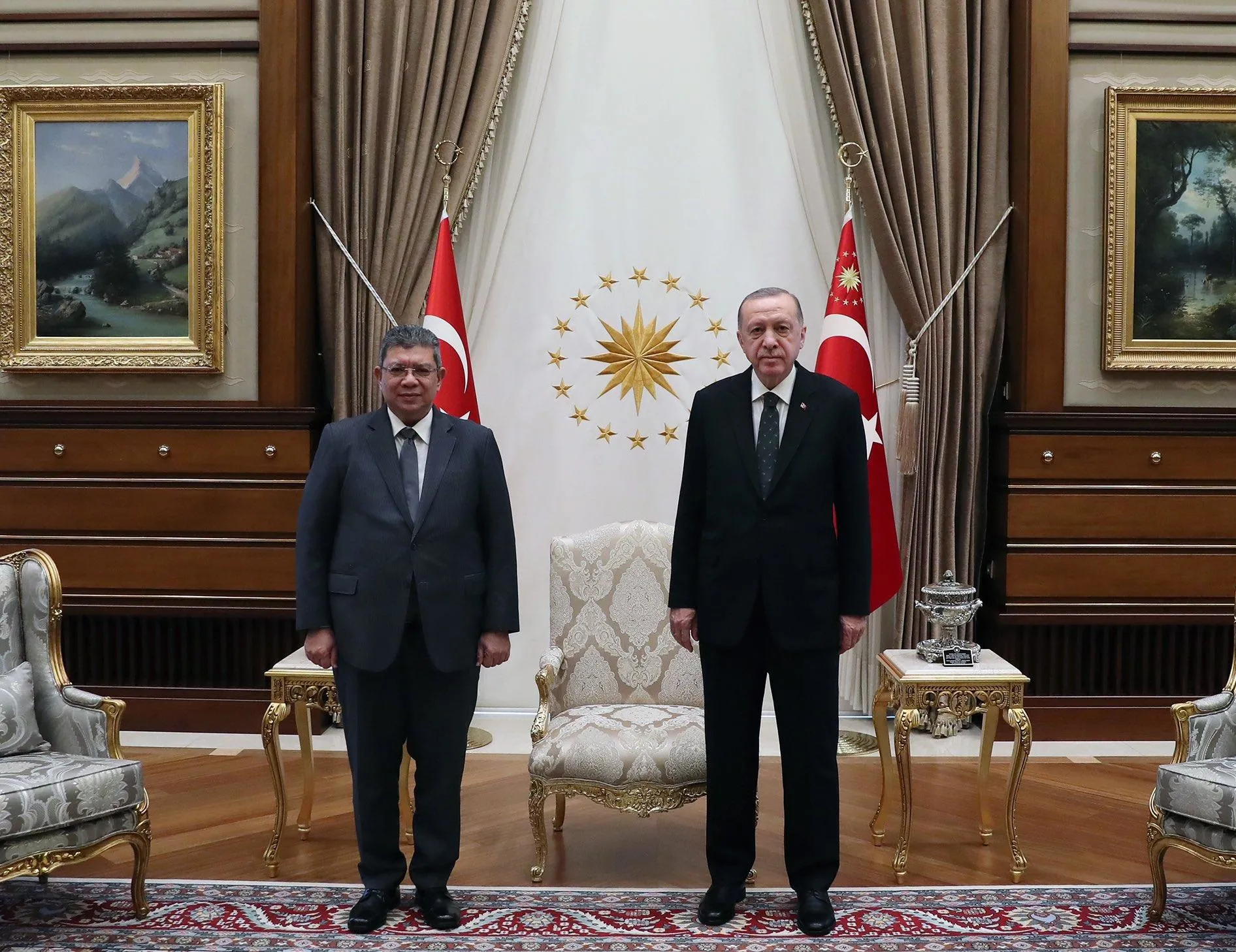 Başkan Erdoğan’dan önemli kabul