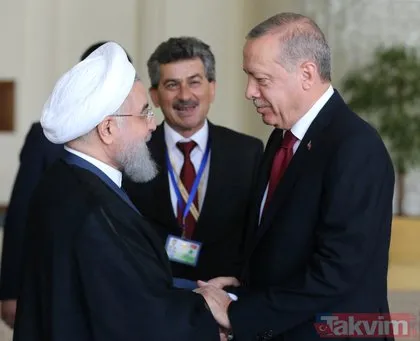 Başkan Erdoğan-Ruhani görüşmesi