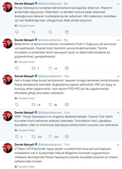 Devlet Bahçeli'den 'Pençe' Harekatı açıklaması: MHP, operasyonu önşartsız desteklemektedir-2