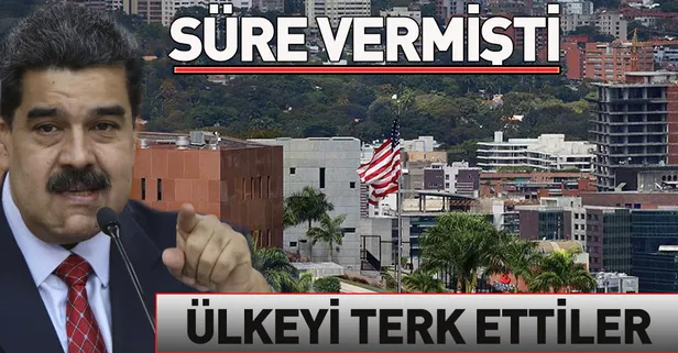Venezuela'daki Amerikalı diplomatlar ülkelerine döndü