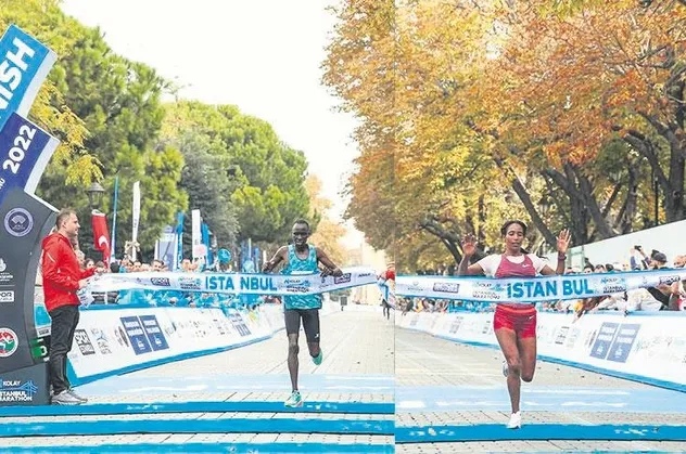 İstanbul Maratonu'nda zafer Kenyalı Kimkemboi’nin | Spor haberleri