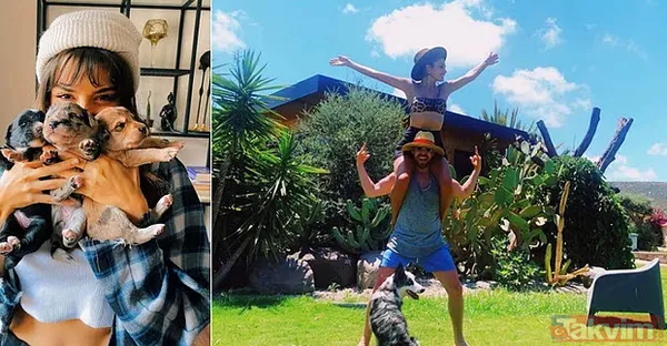 Kenan İmirzalıoğlu'nun hamile eşi Sinem Kobal evinin bahçesinden paylaştı! İşte Sinem ve Kenan'ın aşk yuvası... - 48