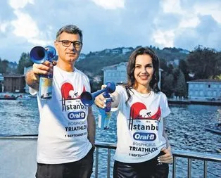 Boğaz’da triatlon şöleni