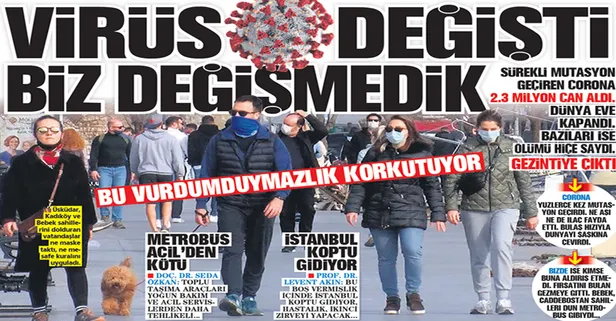 Koronavirüs değişti biz değişmedik! Ölümü hiçe sayıp gezintiye çıktılar...