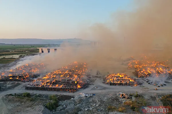Aydın'da kağıt fabrikasındaki yangın yeniden kontrolden çıktı: Havadan ve karadan müdahale sürüyor - 4