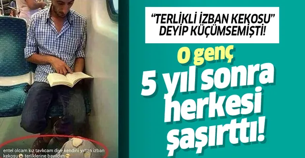 "Terlikli İZBAN kekosu" diye küçümsenmişti, 5 yıl sonra yazar oldu!
