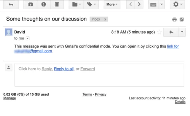 Gmail'de kendi kendini imha eden mail dönemi-5