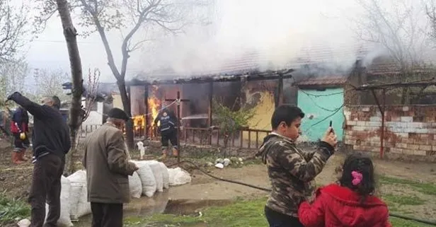 Can pazarı! 6 kişilik aile zor kurtuldu