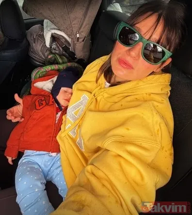 Çiçeği burnunda Anne Gizem Karaca’nın kızı Leyla Yaz ile pazar selfiesi beğeni topladı - 3