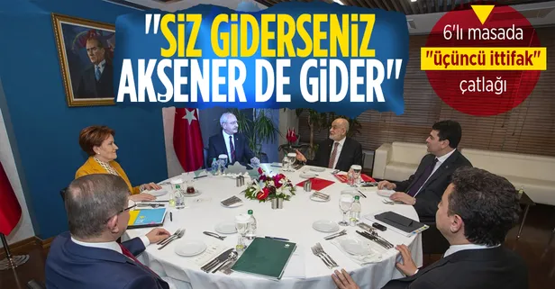 "Üçüncü ittifak" çıkışıyla sarsılan Kılıçdaroğlu'ndan Karamollaoğlu'na: "Siz giderseniz Akşener de gider"