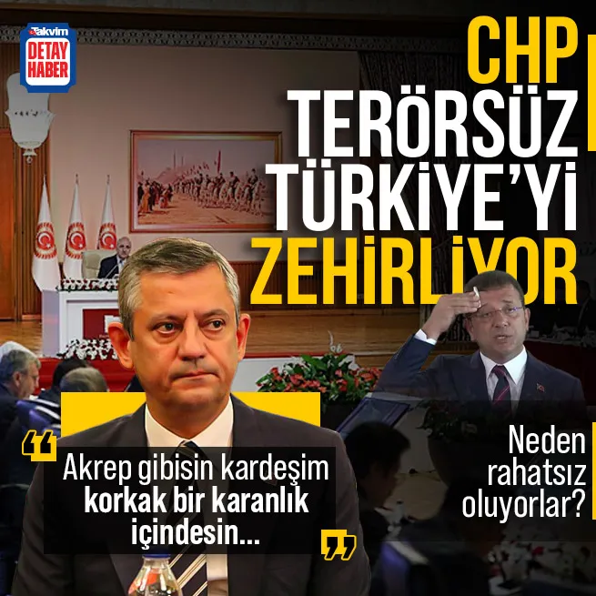 Yine tarihin yanlış tarafı: CHP Terörsüz Türkiye sürecini zehirliyor!