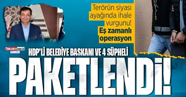 HDP’li Patnos Belediyesi’nde ihale vurgunu: Emrah Kılıç ve 4 şüpheli gözaltına alındı