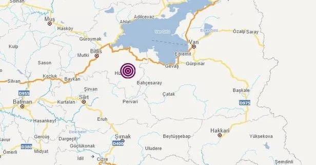 SON DEPREMLER: Bitlis’te korkutan deprem! AFAD büyüklüğünü açıkladı