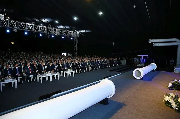 Dev proje TANAP'ın açılışı gerçekleşti