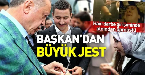 Başkan Erdoğan’dan 15 Temmuz Gazisi Ahmet Onay’a büyük jest
