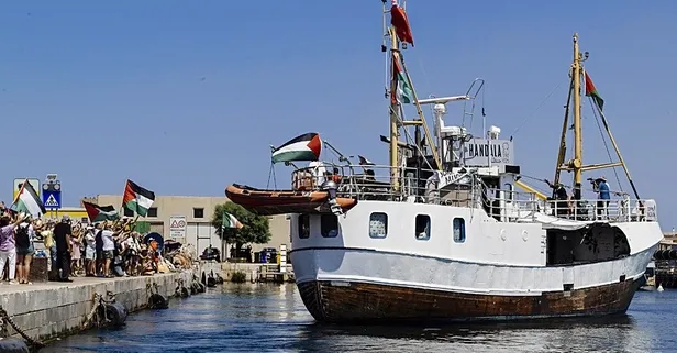 Gazze'ye doğru yola çıkan Hanzala gemisine İsrail'in müdahalesi başladı!