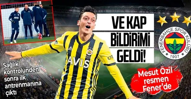 Son dakika: Ve KAP bildirimi geldi! Fenerbahçe Mesut Özil’i resmen açıkladı
