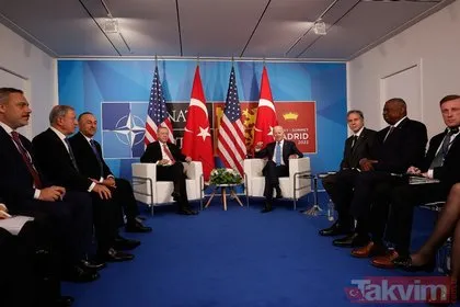 Madrid’de Türkiye - ABD zirvesi! Başkan Recep Tayyip Erdoğan, ABD Başkanı Joe Biden ile bir araya geldi