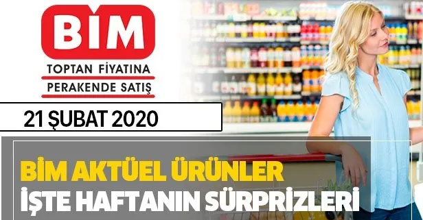 BİM 21 Şubat 2020 aktüel ürünler kataloğu: BİM’de cuma indirimleri sürprizlerle dolu! İşte güncel liste