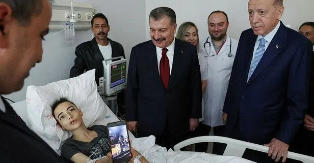 Son dakika: Başkan Erdoğan Gazze’den getirilen hastaları ziyaret etti