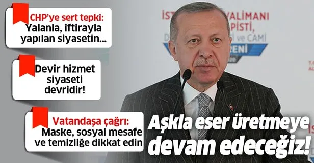 Başkan Recep Tayyip Erdoğan’dan İstanbul Havalimanı’nın 3. pistinin açılışında önemli açıklamalar