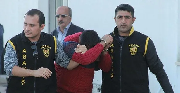 Adana’da bir hırsızı tükürüğü yakalattı