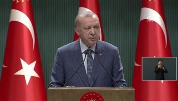 Başkan Erdoğan: Salgın döneminde birçok kesimi verdiğimiz desteklerle ayakta tuttuk