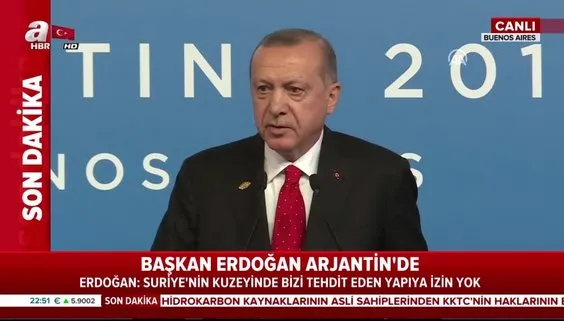 Başkan Erdoğan’dan Arjantin’de Kaşıkçı açıklaması