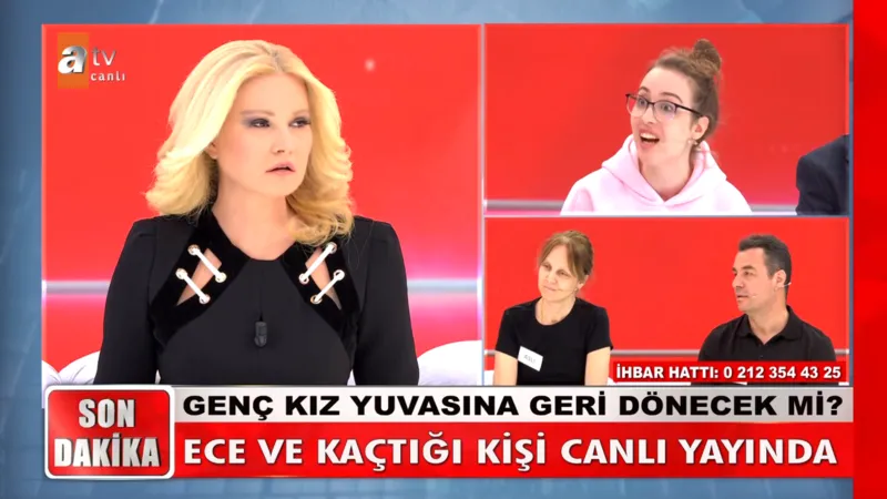 Müge Anlı'da Ece Küçükdoğanlı canlı yayında ailesiyle yüzleşti: “Beni öldürüp nasıl gömeceğini söylüyordu"-9