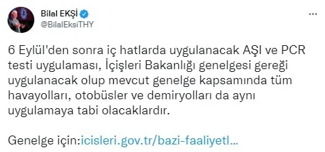 1630311767774.jpg THY'den iç hatlarda başlayacak PCR testi zorunluluğuyla ilgili flaş duyuru-1