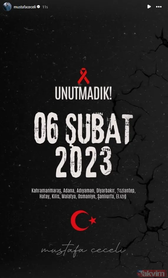 Üç yıl geçti ama acımız hala taze! Asrın felaketinde ünlülerden 6 Şubat mesajları - 17