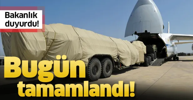 Son dakika: Bakanlık duyurdu! S-400'de ikinci sevkiyat tamamlandı