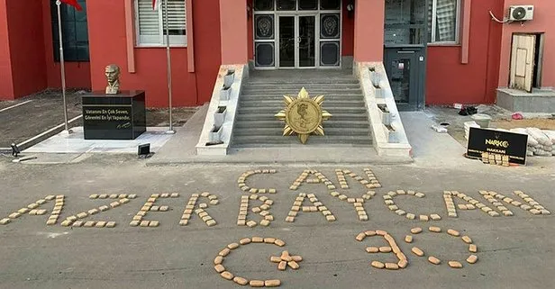 Yakalanan 121 kilogram eroin böyle sergilendi