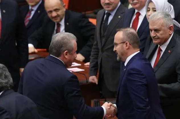 AK Parti'den Bahçeli'ye Şentop teşekkürü