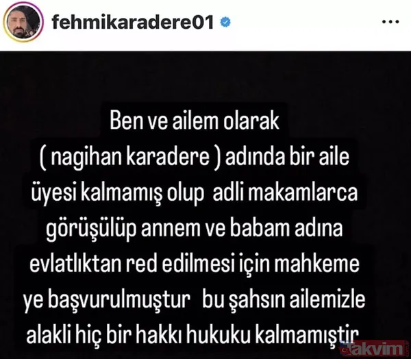 "Evladımın rızkını kimseye yedirmem" Evlatlıktan reddedilip reddedilmediği merak edilen Nagihan Karadere kardeşini yerden yere vurdu - 5