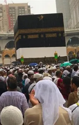 Kabe'de yağmur sevinci