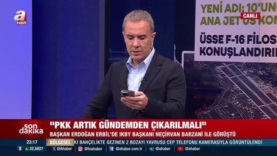 Başkan Erdoğan, IKBY Başkanı Neçirvan Barzani ile görüştü: ‘’PKK artık gündemden çıkarılmalı’’
